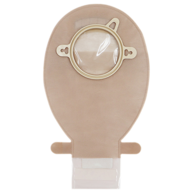 Two Piece Drainable Ostomy Pouch with New Velcro Closure 45mm 50mm 60mm 70mm