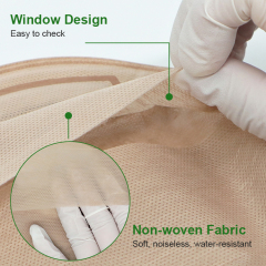 Two Piece Ileostomy Drainage Pouch with Aluminum Strip Closure 45mm 50mm 60mm 70mm