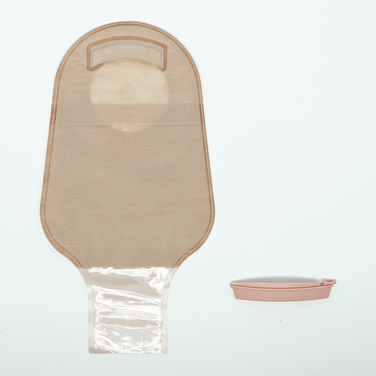 Hypoallergenic One Piece Drainable Ostomy System with Clamp Closure 45mm 50mm 60mm 70mm 80mm 90mm