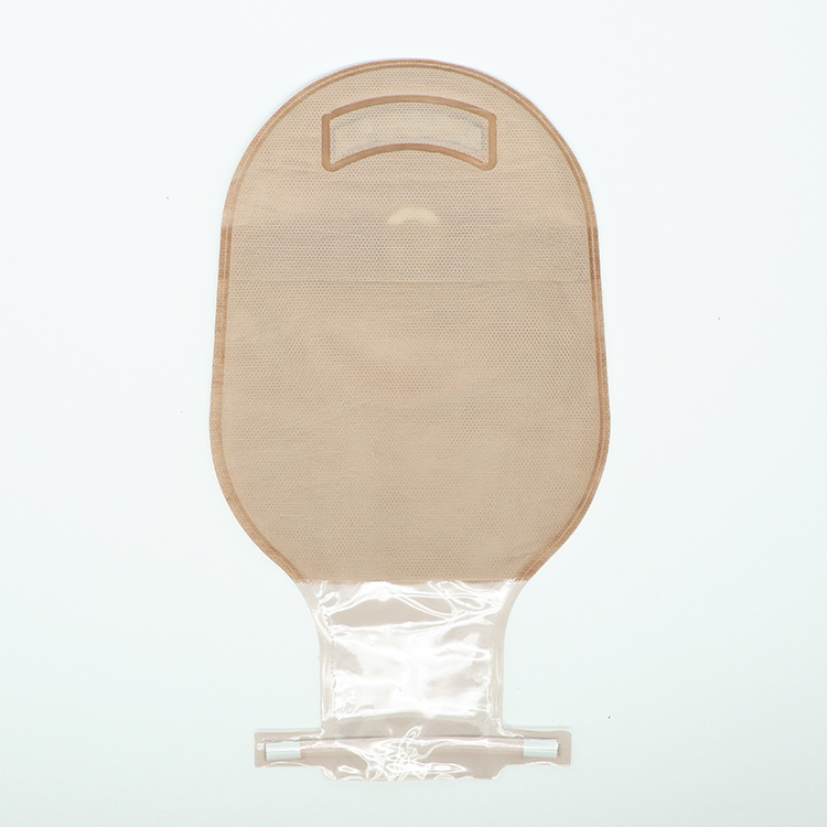 Hypoallergenic One Piece Open Ostomy Pouch with Aluminum Strip Type Closure 45mm 50mm 60mm 70mm