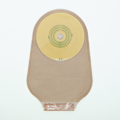 Hypoallergenic One piece Drainable Colostomy Bag with Velcro Closure 45mm 50mm 60mm 70mm
