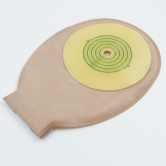 Hypoallergenic One piece Drainable Ostomy Pouch with New Velcro Closure 45mm 50mm 60mm 70mm