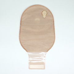 One piece Drainable Ostomy Pouch with Irrigation Port