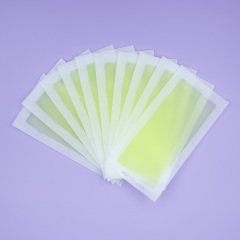 Trummed Yellow Ready To Use At Home Wax Strips for Hair Removal, for Sensitive Skin
