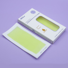 Trummed Yellow Ready To Use At Home Wax Strips for Hair Removal, for Sensitive Skin