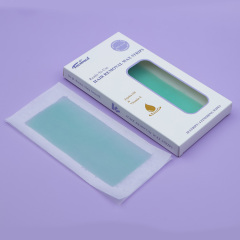 Trummed Green Hair Removal Waxing Strips, for Sensitive Skin Body and Leg