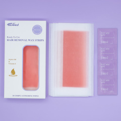 Trummed Pink Body Hair Removal Waxing Strips, for Sensitive Skin