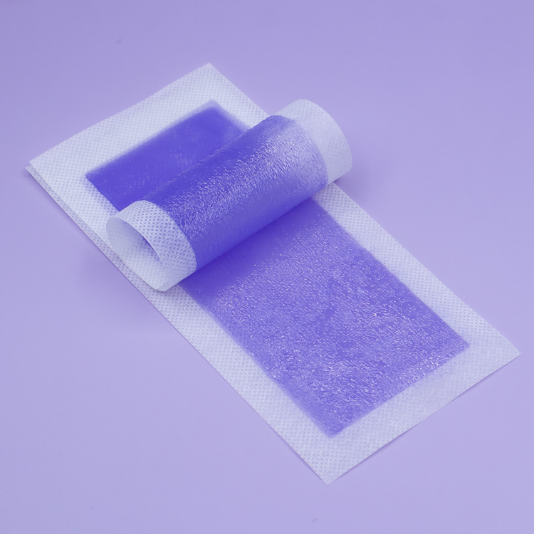 Trummed Purple Wax Strips for Hair Removal, For Sensitive Skin Body and Leg