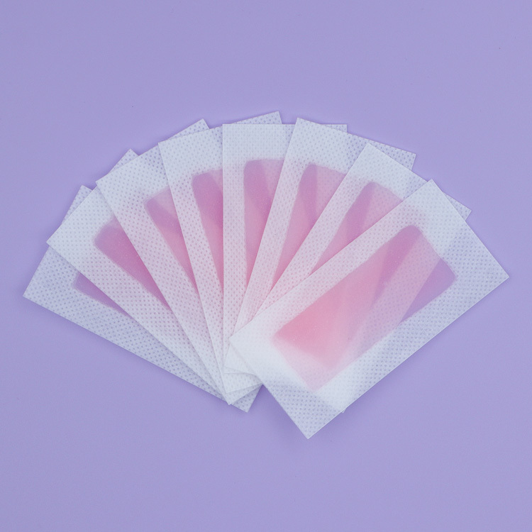 Trummed Ready to Use Facial Hair Removal Waxing Strips in Pink Color for Sensitive Skin