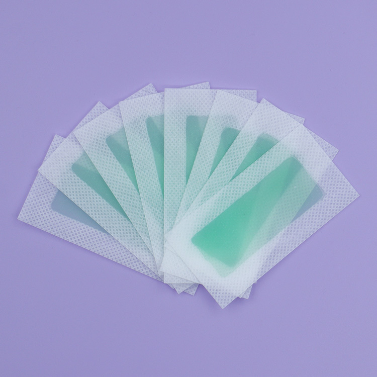 Trummed Green Bikini Hair Removal Kit Ready To Use Mini Wax Strips for Sensitive Skin Hair Removal