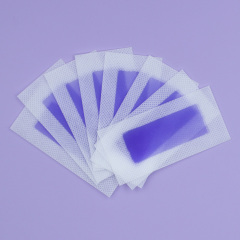 Trummed Ready To Use Face Waxing Kit Hypoallergenic Facial Wax Strips in Purple Color For At Home Hair Removal