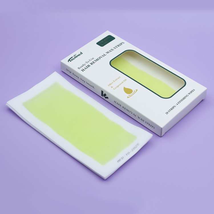 Trummed Yellow Hair Removal Wax Strip At Home Hair Waxing Strips for Normal Skin Body, Leg, Underarm, Arm