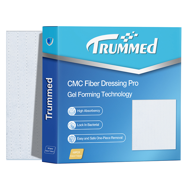 Trummed CMC Hydrofiber Wound Dressing CMC Fiber Dressing for Moderate to Heavy Exudate Wounds