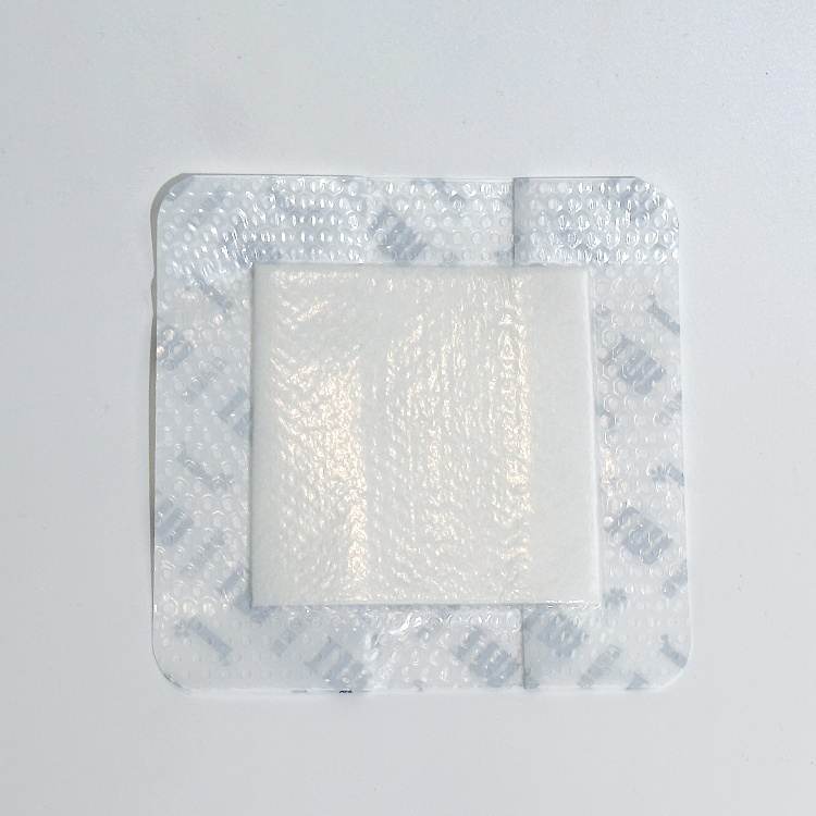 Trummed Self Adhesive Silicone CMC HydroFiber Wound Dressing
