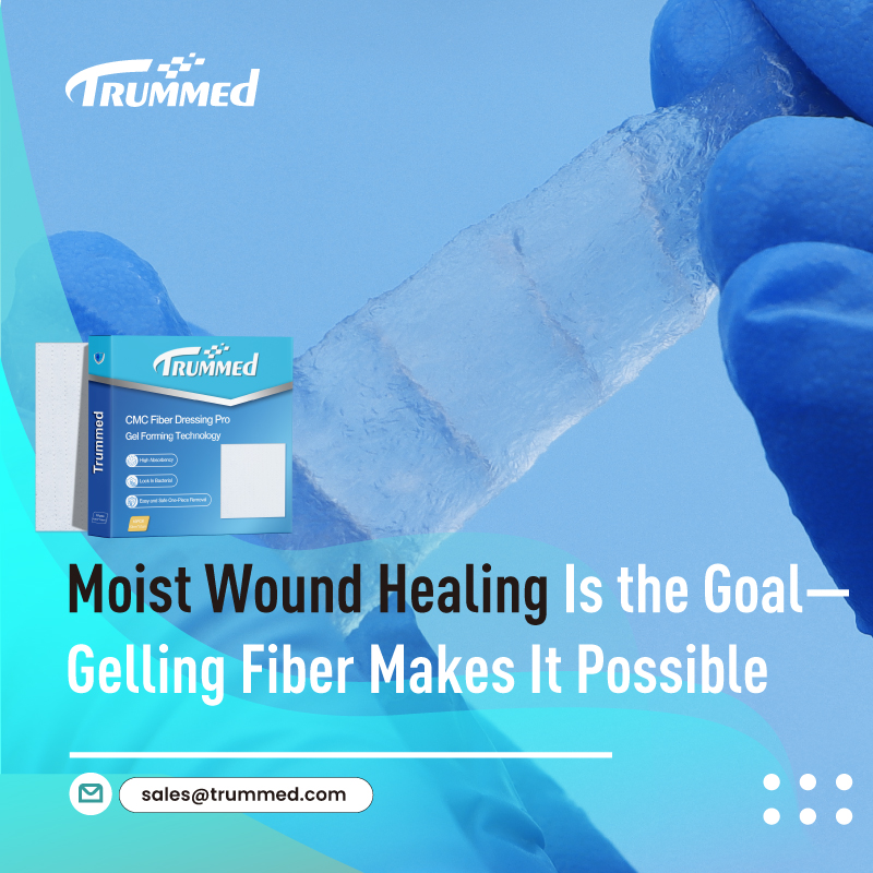 Moist Wound Healing Is the Goal — Gelling Fiber Makes It Possible