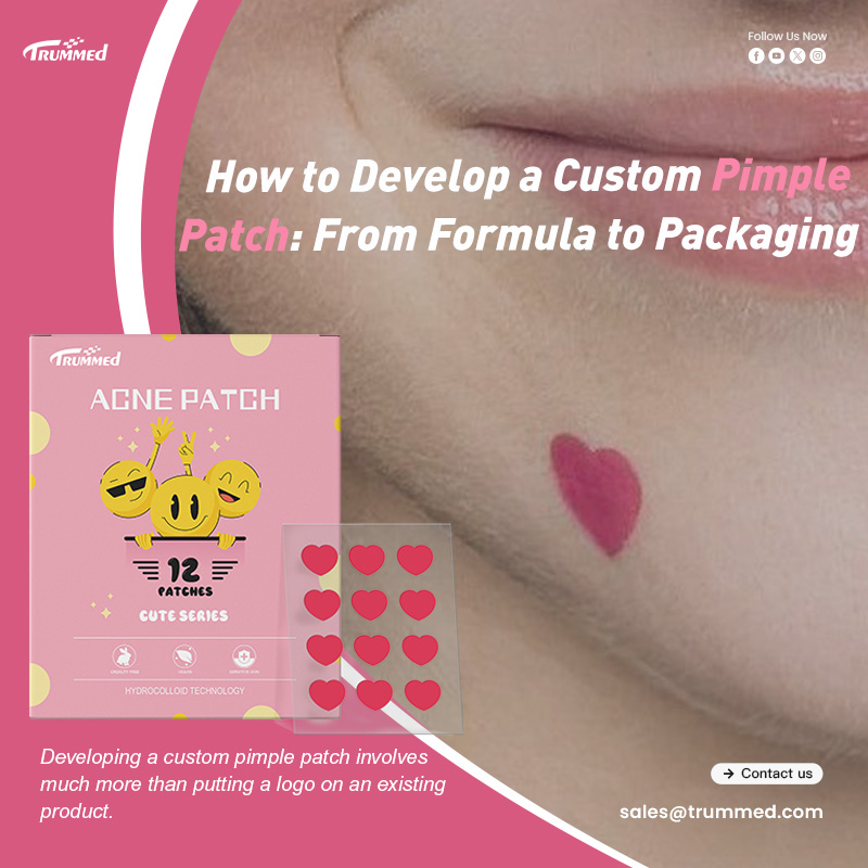 How to Develop a Custom Pimple Patch: From Formula to Packaging