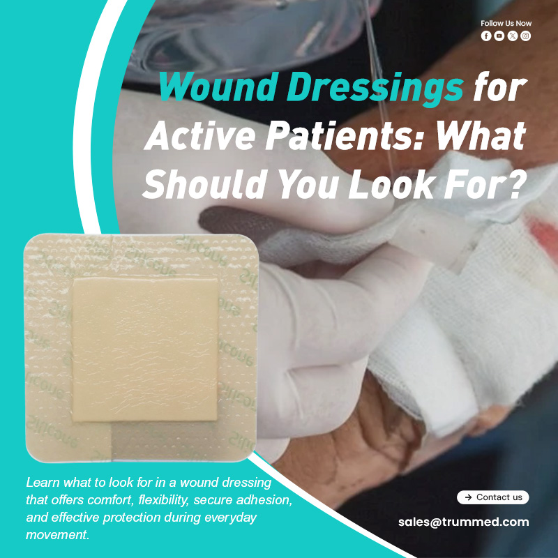 Wound Dressings for Active Patients: What Should You Look For?