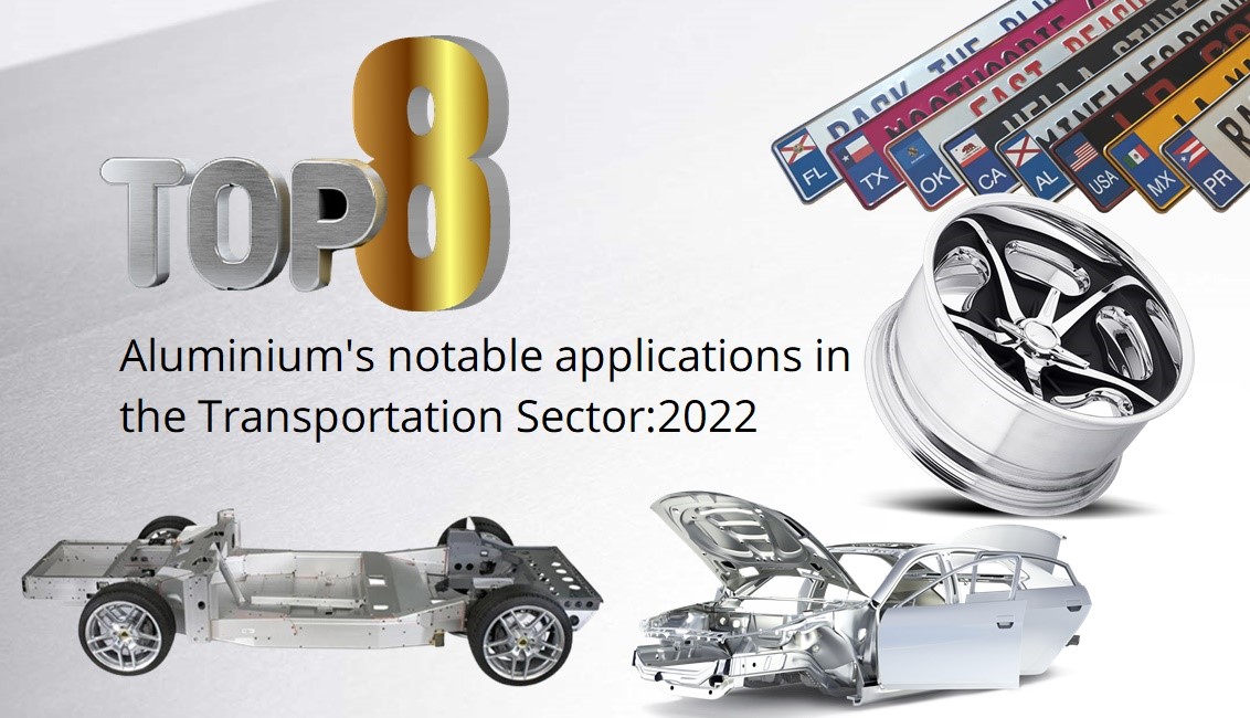 Aluminium's top eight notable applications in the Transportation Sector in 2022