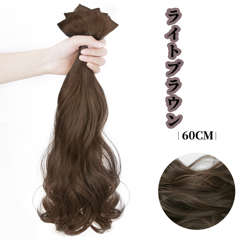 Huakouウィッグピース女性用ワンピース3ピースロングストレートヘアパッドヘアピースヘアエクステンションパッチメーカー卸売