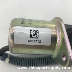 PC360-7 Excavator Engine Part Flameout solenoid valve，Solenoid 4063712 for Cummins QSL9.3