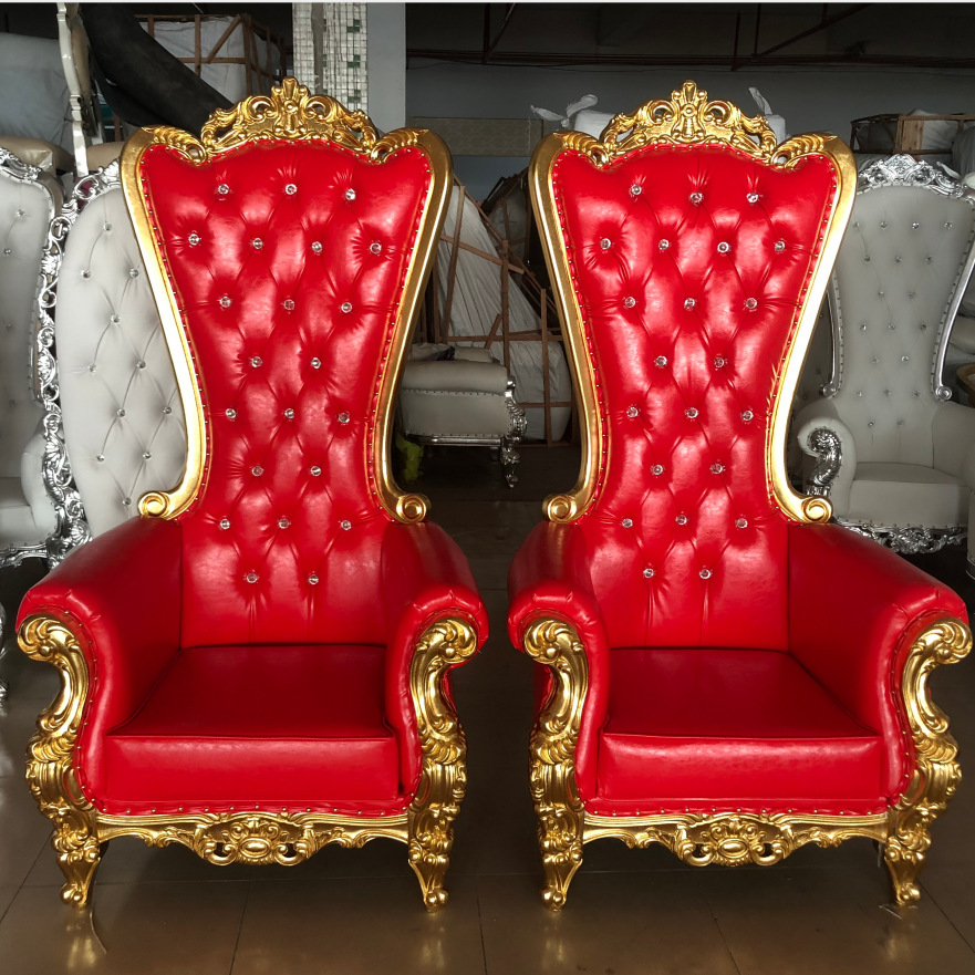 Hot Selling Wholesale King And Queen Throne Chairs For Rental