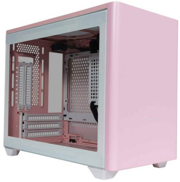 Cooler Master MCB-NR200P-QCNN-S00 MasterBox NR200P Tempered Glass Flamingo Pink Mini-ITX Desktop Chassis