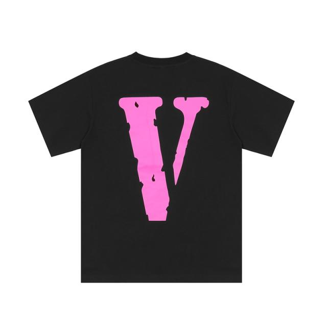 Vlone Letters Tee T-Shirt (Black/White)