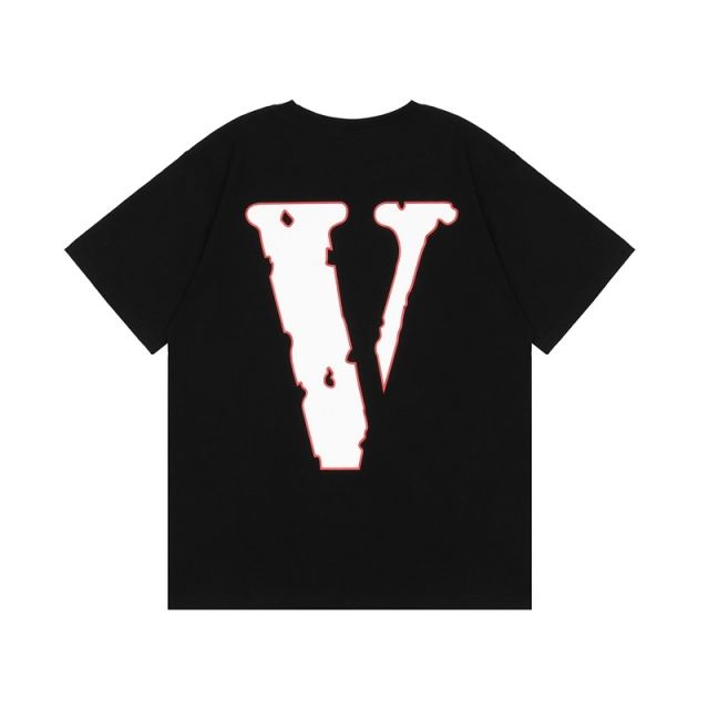 Vlone Juice Wrld LEGENDS NEVER DIE Butterfly Tee T-Shirt (Black/White)