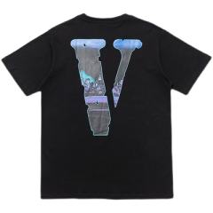 Vlone Smoke Tee T-Shirt (Black/White)