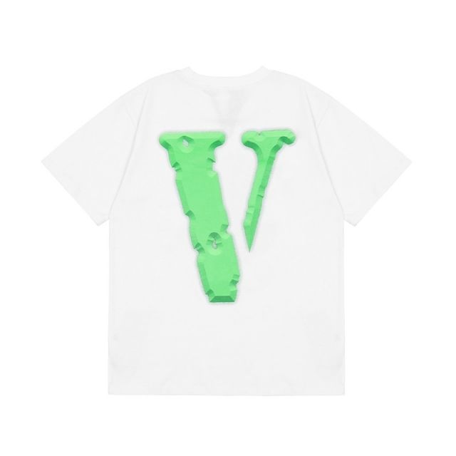 2021SS Vlone Green NBA Young Boy Man Tee T-Shirt (Black/White)