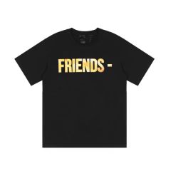 vlone yellow flame friends tee t-shirt black white