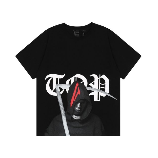 Vlone Juice Wrld LEGENDS NEVER DIE Butterfly Tee T-Shirt (Black/White)