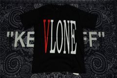 Vlone White Red Logo T-Shirts
