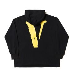 Vlone V Smile Face Hoodie Black