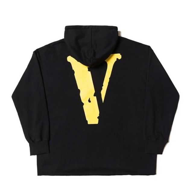 Vlone V Smile Face Hoodie Black