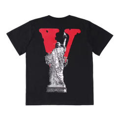 Vlone Statue of Liberty T-Shirt White Black