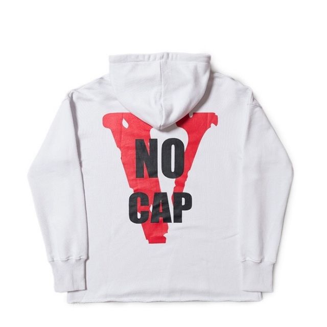 Vlone STOP SNITCHING Big V Hoodie Black