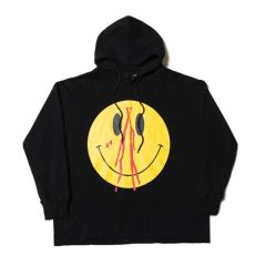 Vlone V Smile Face Hoodie Black