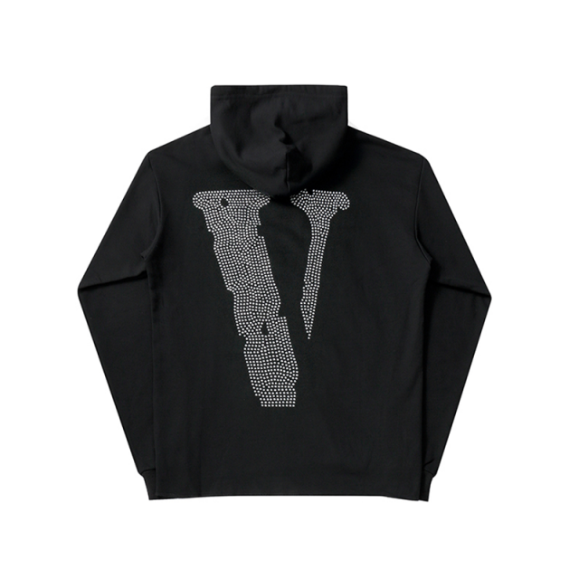 vlone skull V logo japan limited hoodie