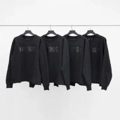 Vlone friends black crewneck