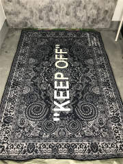 Ikea x OW 'KEEP OFF' Rug Carpet Black