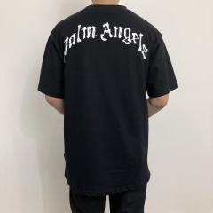 palm angels teddy bear heart tee white black