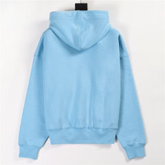 19SS Palm Angels Teddy Bear Hoodie Blue