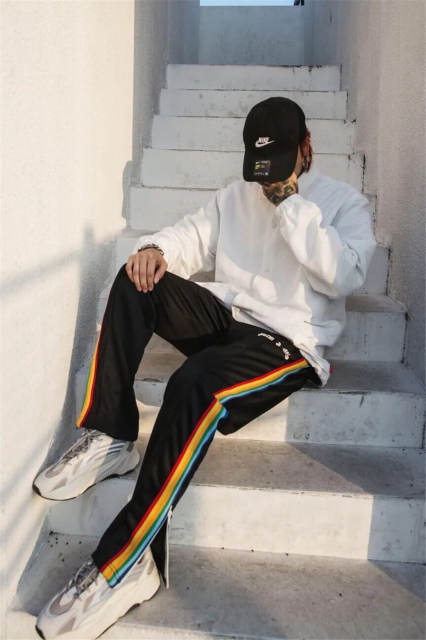 palm angels rainbow pants 2 colors