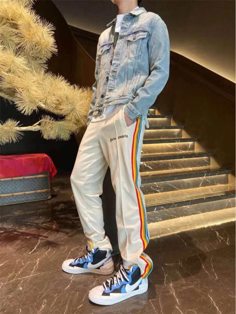 palm angels rainbow pants 2 colors