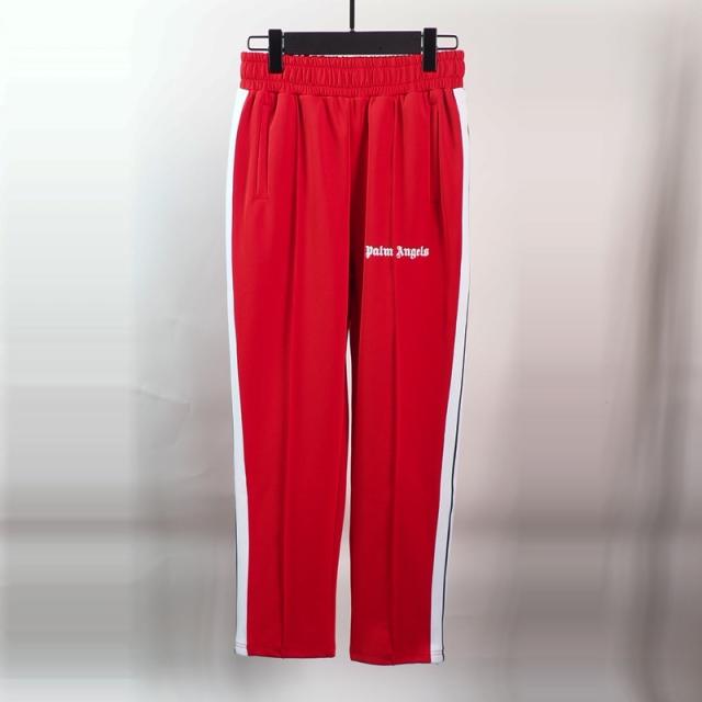 Palm Angels Pants Track Stripe Track Pants (Black Blue Red Yellow Purple)