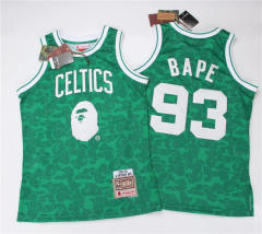 Bape Mitchell&Ness camo Jersey Lakers Bulls Celtics Rockets Knicks Warriors