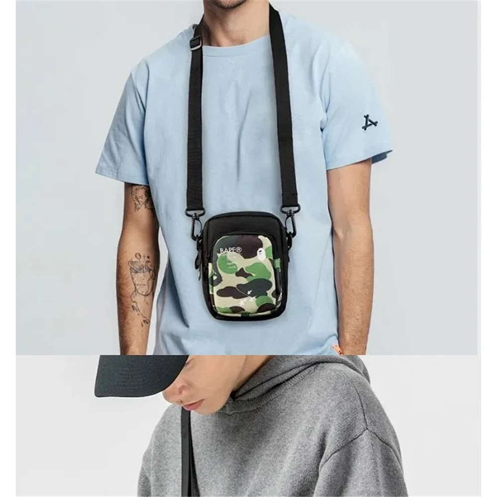 Free shipping bape ABC camo shoulder bag 3 colors