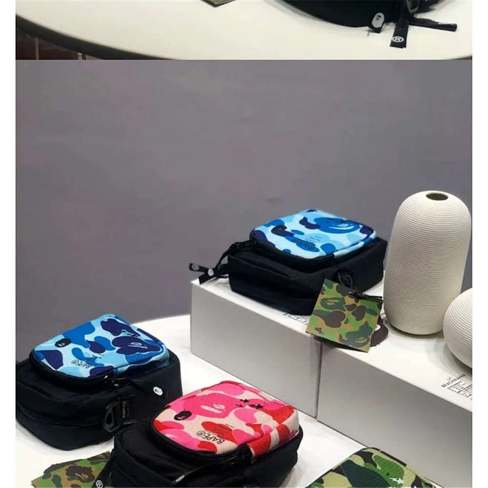 Free shipping bape ABC camo shoulder bag 3 colors