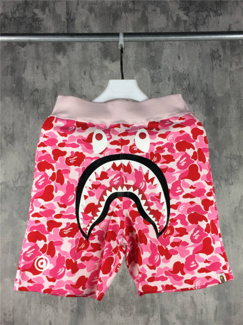 Bape ABC Camo Shark Pink Shorts